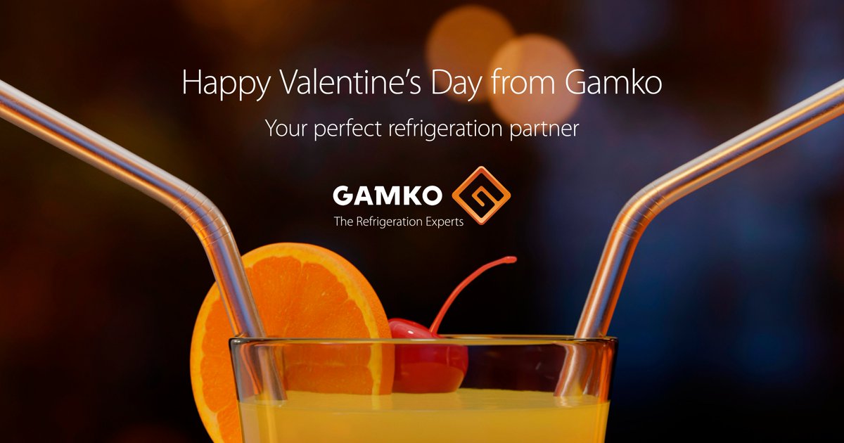 Gamko_UK_Export's tweet photo. Sharing your drink? It must be love! 
☺️

Happy Valentine’s Day from Gamko, your perfect refrigeration partner.
🧡

#therefrigerationexperts #gamko #valentinesday #valentinesday2023 https://t.co/kIUpb2u9xG