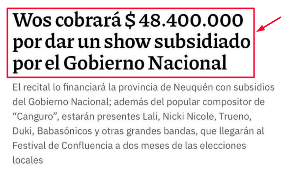Dijo "Y no hables de meritocracia, me da gracia, no me jodas, que sin oportunidades esa mierda no funciona. Fijate siempre de qué lado de la mecha te encontrás."
Y después se embolsilló 49 millones directos del IVA del cartonero.