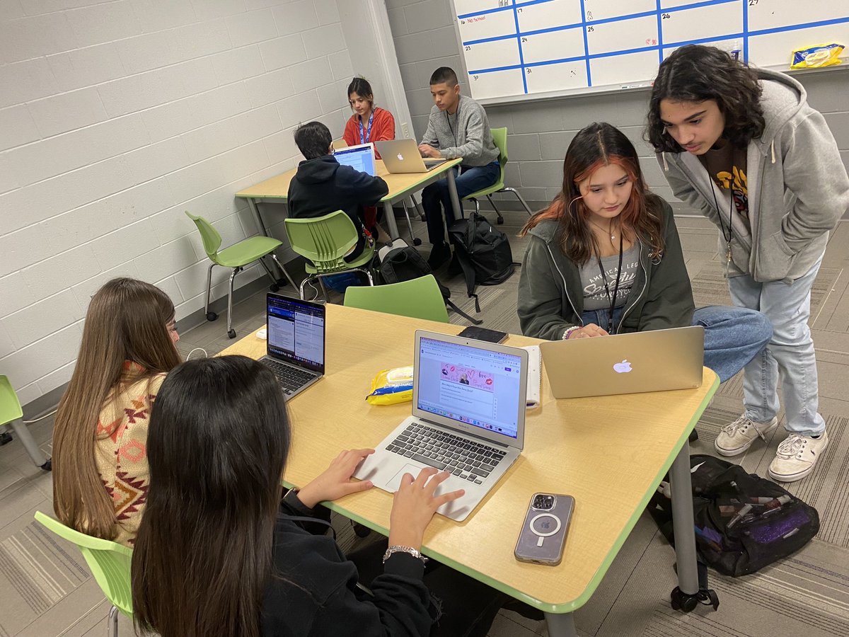 ntogramirez's tweet photo. Learners are hard at work in @NTO_Rodriguez’s Yearbook class. This year’s Yearbook theme is “Put it in the Yearbook.” https://t.co/Ci5ij8x6rr