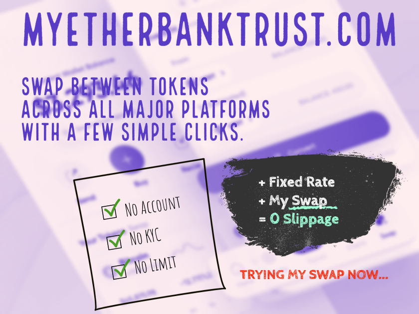 iBlockchainBank's tweet photo. The Best Cross-Chain Exchange has Arrived.
🏦https://t.co/7FcQnYBgtT  is a cross-chain swap designed to unify the trading experience on one platform. 

🪩No Restrictions, 
🪩No KYC 
Swap between tokens across all major platforms with a few simple clicks. 

https://t.co/YwEV8Gt3lk https://t.co/jwc8IYwu8N