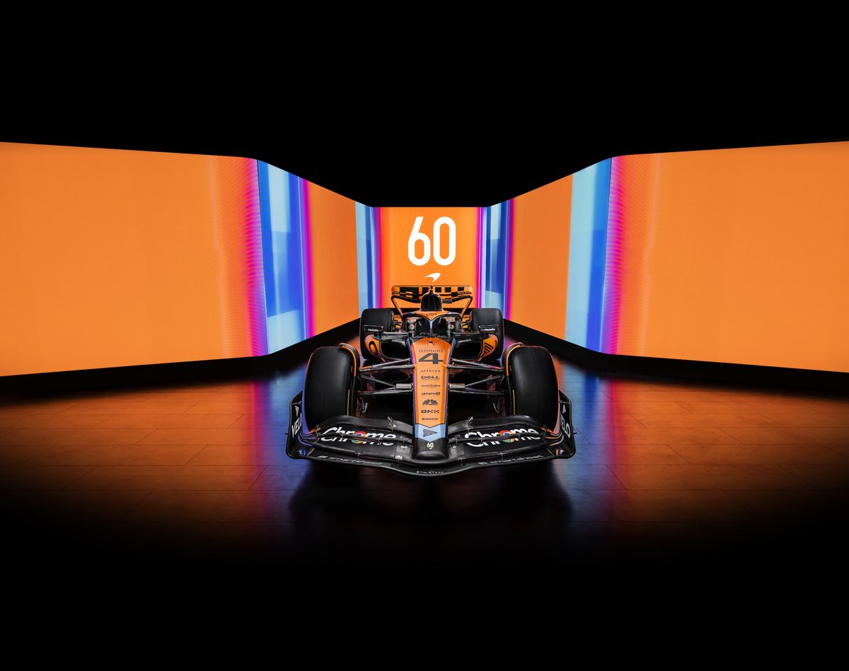 ChrisMedlandF1's tweet photo. The McLaren MCL60 is here

More notable undercut to the sidepods and tighter rear end compared to last year, the team has a major upgrade in mind early in the season too #F1 https://t.co/pnkBHi18nc