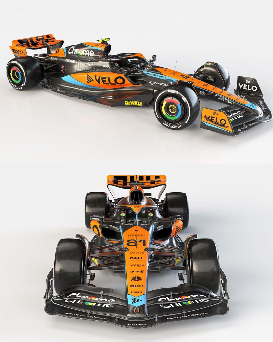 ESPNF1's tweet image. McLaren's car for 2023 just landed 🧡