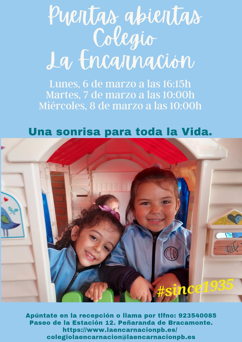 Colegio La Encarnación (Hijas de la Caridad). tweet media