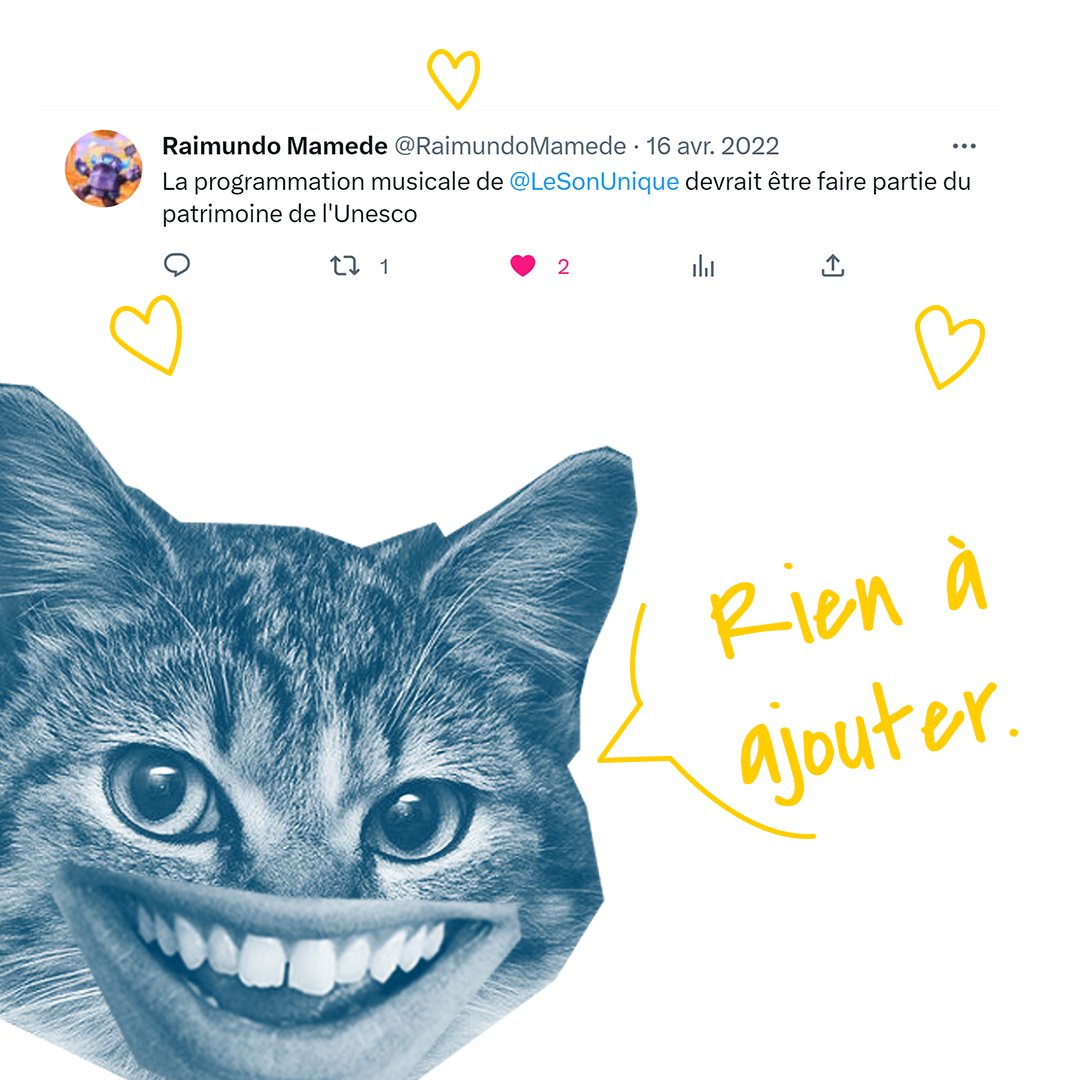 LeSonUnique's tweet photo. Aujourd'hui, c'est la journée mondiale de la radio ! 📻 

Ça, c'est l'Unesco qui le dit, mais vous, vous avez d'autres idées en tête... Alors, à quand la journée mondiale de SUN ? ✨ 

#Journeemondialedelaradio #journéemondialedeSUN https://t.co/fxL0OgNqEA
