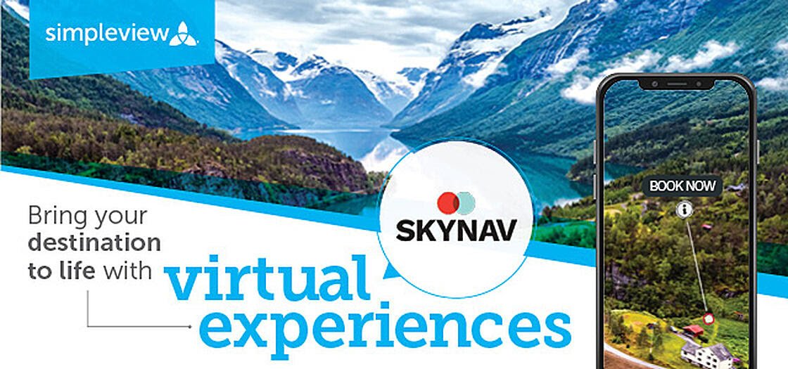 METANAVco's tweet photo. Are you a destination? We invite you this Thursday for a 30-minute webinar to talk about our immersive platform, and how to virtualize your CVB or DMO. 
Sign up here 👉 https://t.co/yGMG9EHAYu
#Immersivetechnology #SKYNAV #Travel https://t.co/cDVee6ZKUk