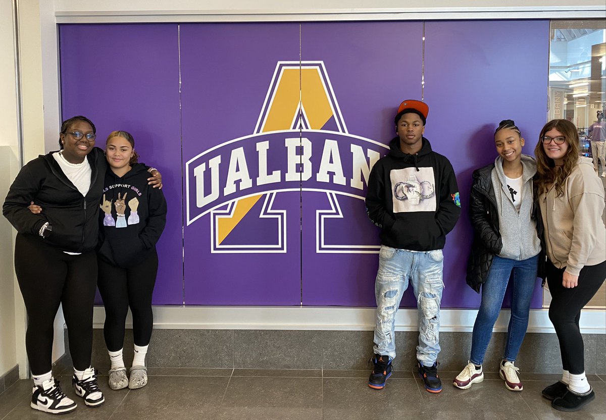 autum915's tweet photo. @BinghamtonCSD  HS Liberty students arrived in Albany today in preparation to attend and represent tomorrow at the 2023 Advocacy - Youth in Government, Day at the NYS Capitol Building. 

First stop, a college tour at University of Albany!
@nmatz10 @Kevin_Richman @sfiorini28 https://t.co/7EC4bB8jCe