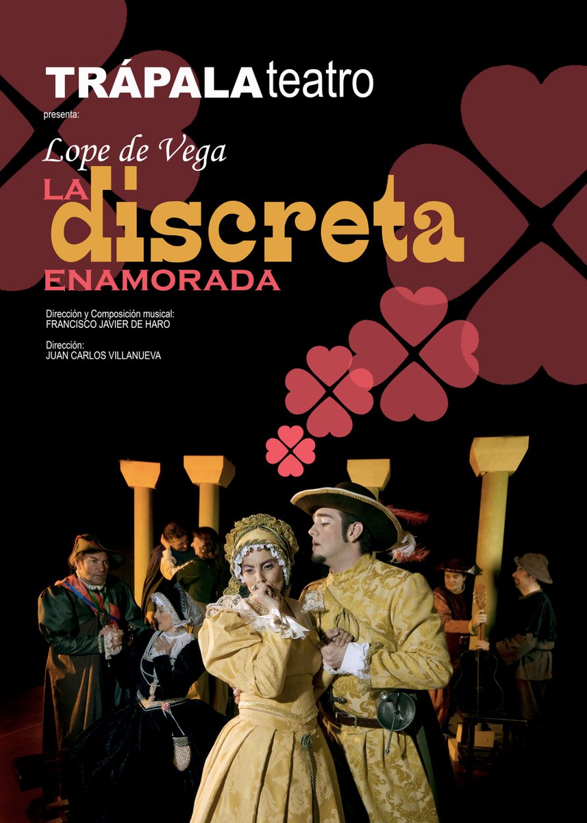 IMAECordoba's tweet photo. 💘 Hoy, #SanValentín, hacemos mención al espectáculo "La discreta enamorada"
🎭 Una comedia de Lope de Vega en la que los enredos, el juego y el amor son los protagonistas y que llega al #GranTeatro el 27 de marzo 
https://t.co/Ep6PSW4pWS
#FelizSanValentín #150AñosGranTeatro https://t.co/RHuKD5Kqsr
