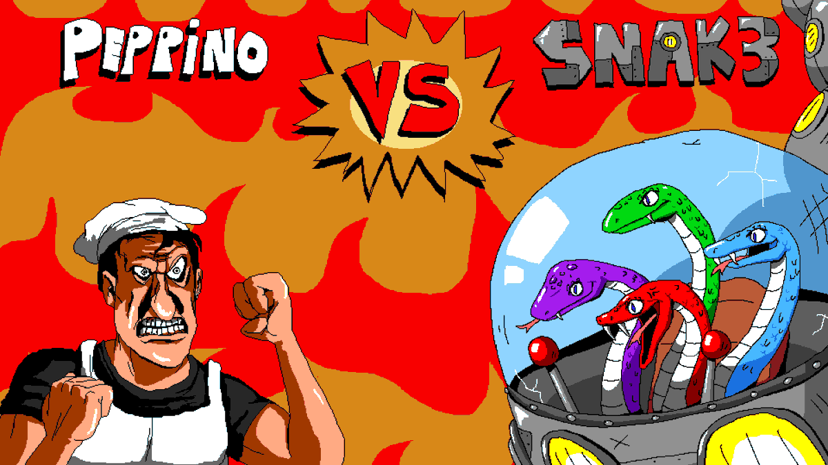 5AngryOrange's tweet photo. Boss Battle card against SNAK3!
#pizzatower #annalynn https://t.co/dSRT39GxXr