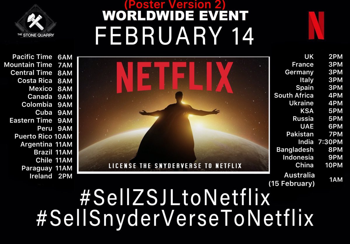 SnyderQueen_'s tweet photo. WBD are broke AF, they can't restore nothing even if they wanted to. They won't fire Gunn and Cavill &amp; Zack won't go back. De Luca and Abdy wanted another go around with the SnyderVerse, this is why we fight. #SellZSJLtoNetflix #SellSnyderVerseToNetflix to save the SnyderVerse. https://t.co/BOeqkq16Js