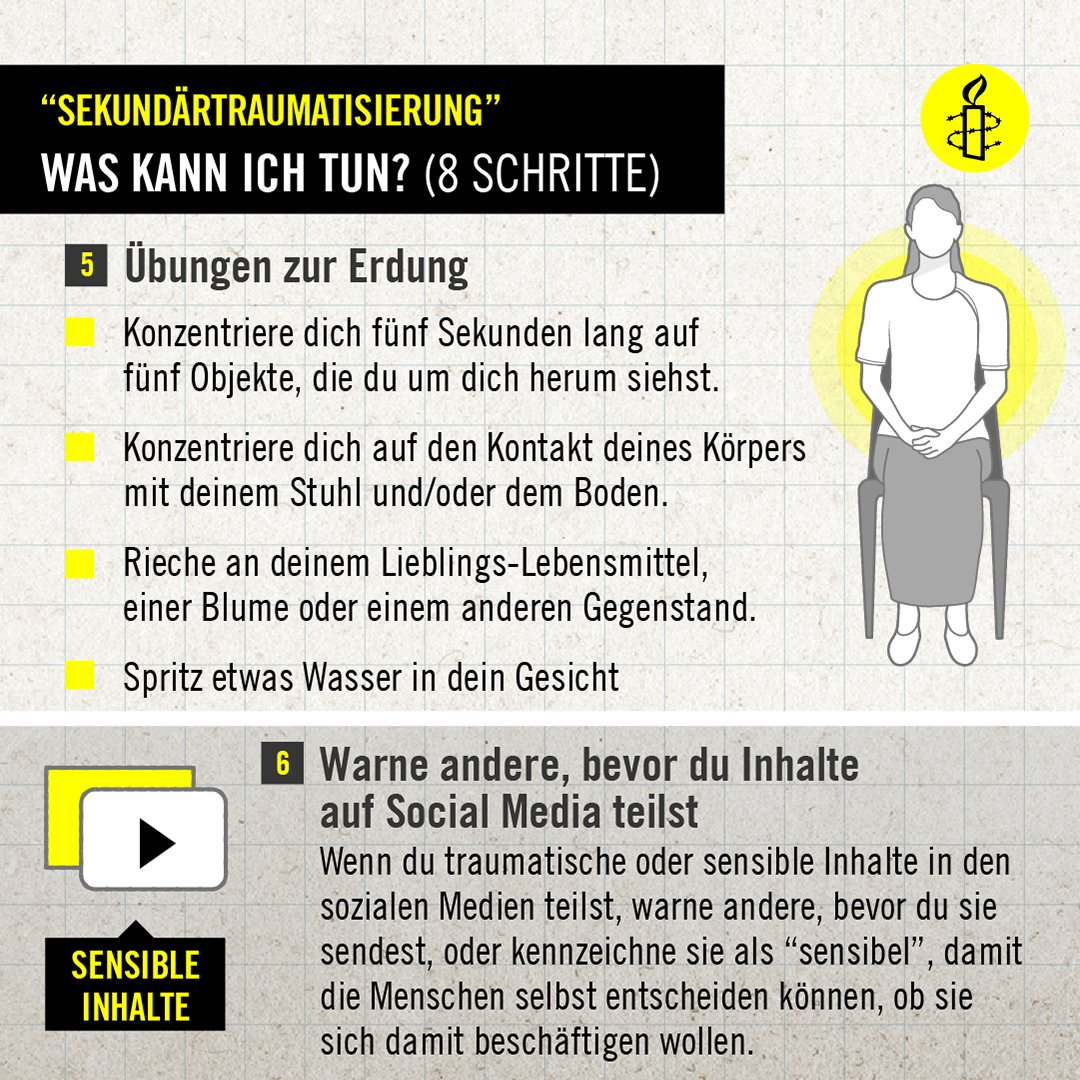amnesty_de's tweet image. Vielleicht fühlst du dich gerade ohnmächtig und machtlos angesichts der Situation? 

Falls ja, hilft dir vielleicht der Inhalt dieses Tweets. 

Eventuell kennst du ja auch jemanden, dem es derzeit mental nicht gut geht. #PlzRT