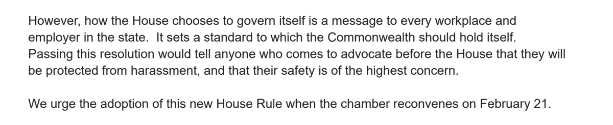 StephenJ_Caruso's tweet photo. News: Ahead of session next week, SEIU has sent another letter to the PA House asking for more expansive sexual harassment guidelines in the coming rules package. There are 79 new co-signers, including the state Democratic Party, some trade union chapters, and one lobbying firm. https://t.co/9wriaHNUYv