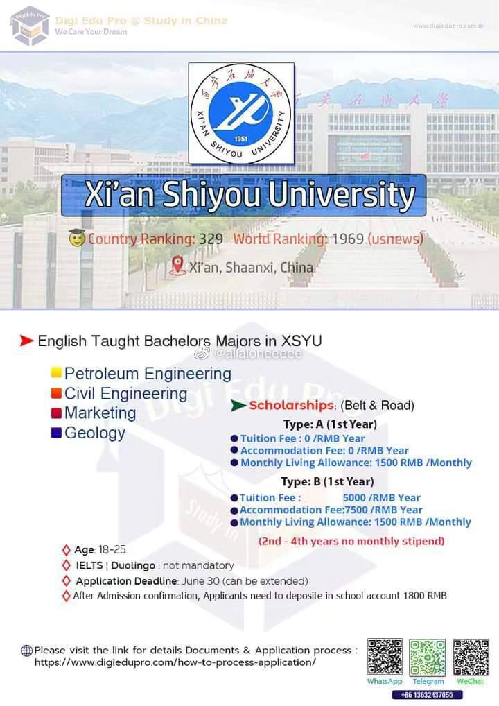 VAA_2020's tweet image. The scholarship enrollment advertisements of various universities for International student
#China #ChinaUniversity #University
