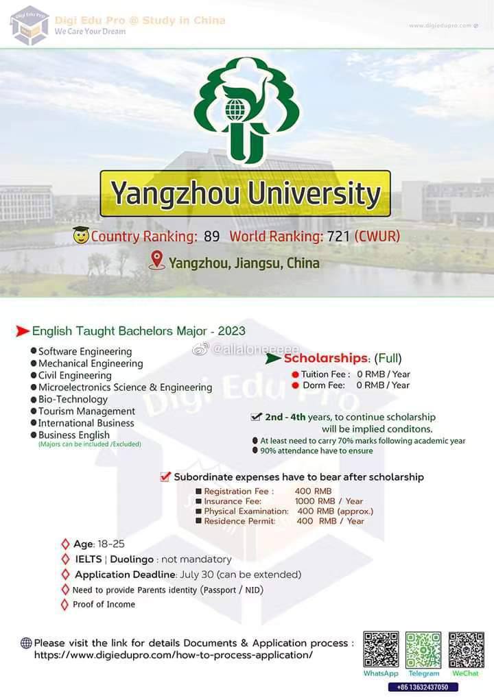 VAA_2020's tweet image. The scholarship enrollment advertisements of various universities for International student
#China #ChinaUniversity #University