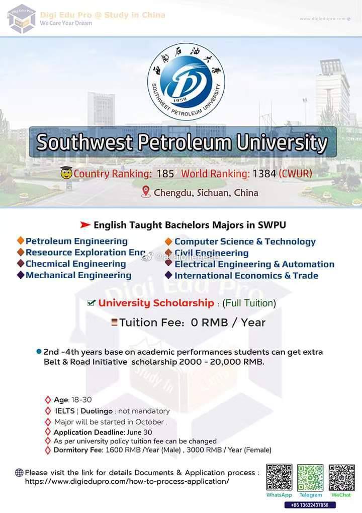 VAA_2020's tweet image. The scholarship enrollment advertisements of various universities for International student
#China #ChinaUniversity #University