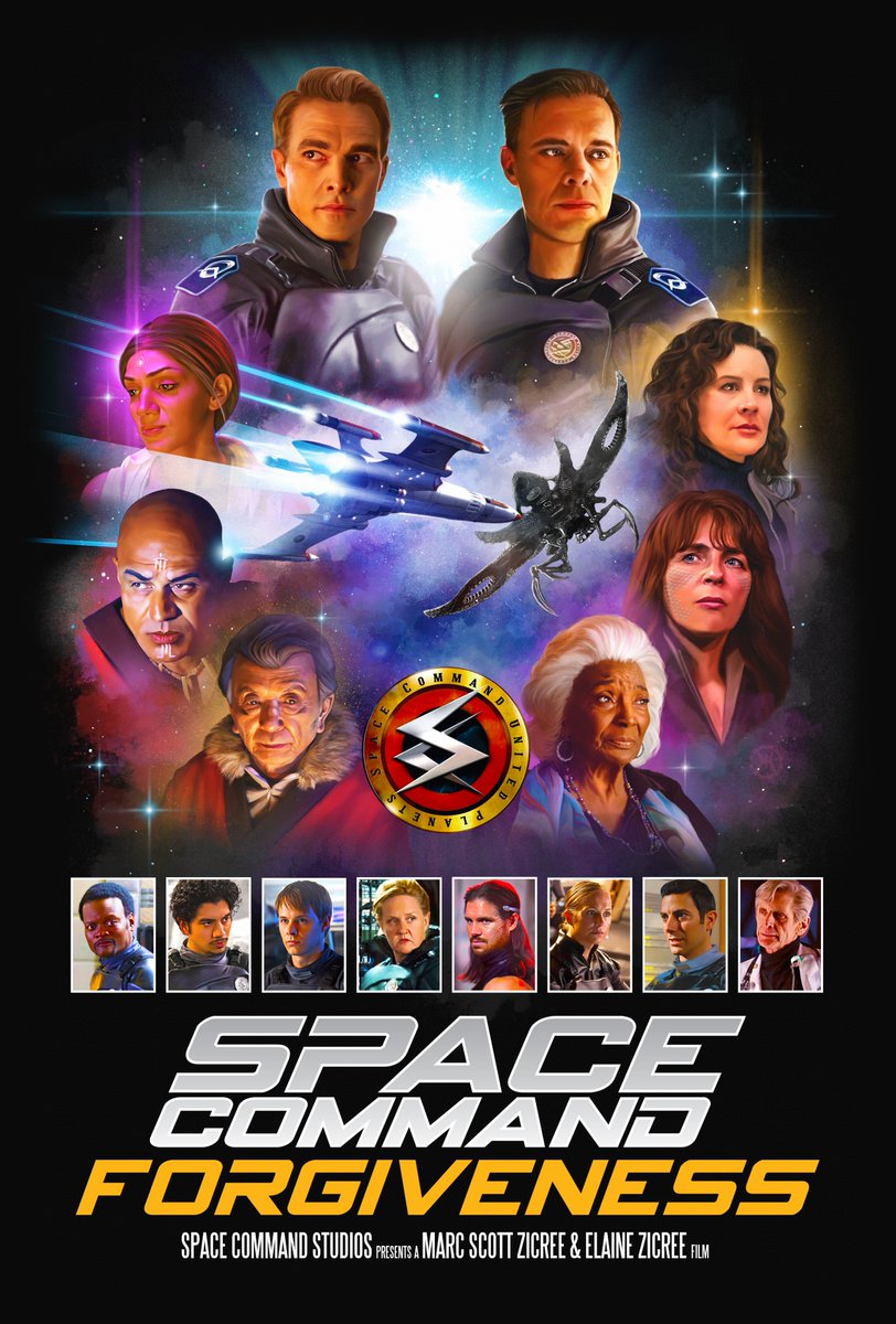 MarcZicree's tweet photo. The time ahead only shows a new era for Space Command πͺπ
We give you the Official poster of Space Command Forgiveness!
Stay tuned because this week we'll give you new news about this wonderful project.
#SpaceCommand #SpaceCommandForgiveness #SCF #MarcZicree #scifi https://t.co/QPEjmB2Kb4
