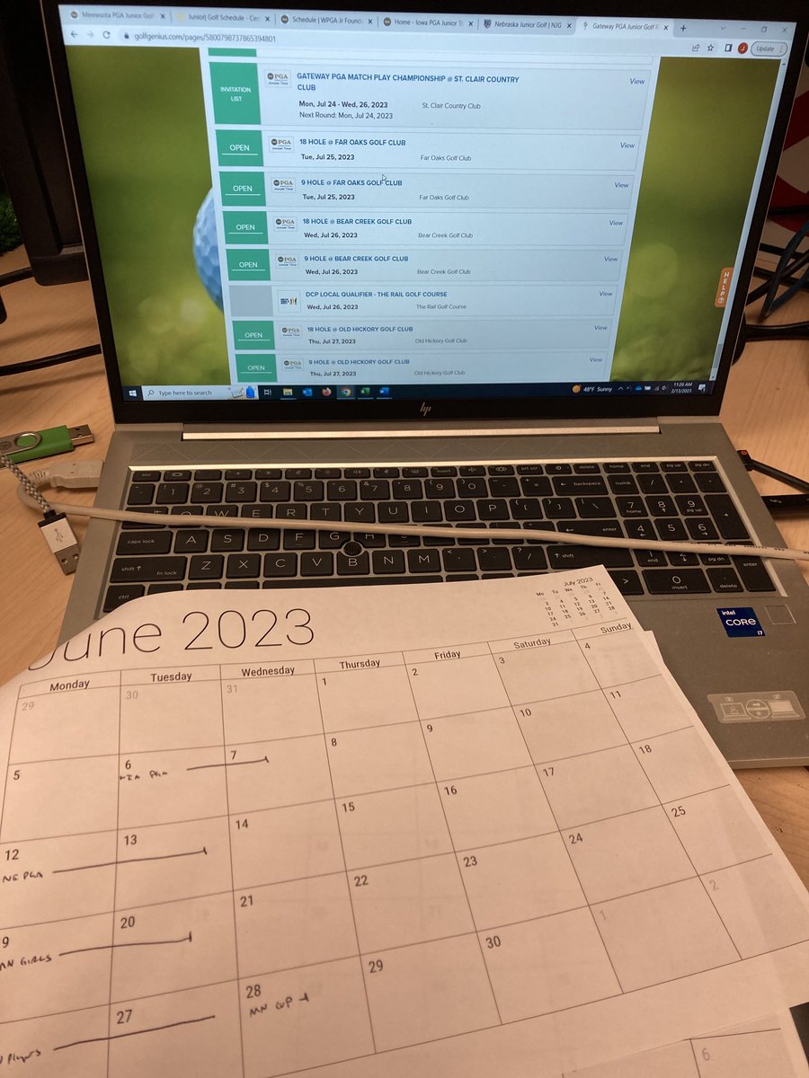 Joe Canny (@joestwitacct) on Twitter photo What your tabs look like when you’re setting that <a href="/UNLPGM/">UNL PGA Golf Management</a> summer recruiting schedule. Excited to be back with <a href="/centlinksgolf/">Central Links Golf</a> <a href="/iowapga/">Iowa PGA Section</a> <a href="/MNPGAJuniorGolf/">MN PGA Junior Golf</a> <a href="/NebJuniorGolf/">Nebraska Junior Golf</a> <a href="/WisconsinPGA/">Wisconsin PGA</a> <a href="/Gateway_Juniors/">Gateway PGA Junior Golf</a> What your tabs look like when you’re setting that <a href="/UNLPGM/">UNL PGA Golf Management</a> summer recruiting schedule. Excited to be back with <a href="/centlinksgolf/">Central Links Golf</a> <a href="/iowapga/">Iowa PGA Section</a> <a href="/MNPGAJuniorGolf/">MN PGA Junior Golf</a> <a href="/NebJuniorGolf/">Nebraska Junior Golf</a> <a href="/WisconsinPGA/">Wisconsin PGA</a> <a href="/Gateway_Juniors/">Gateway PGA Junior Golf</a>