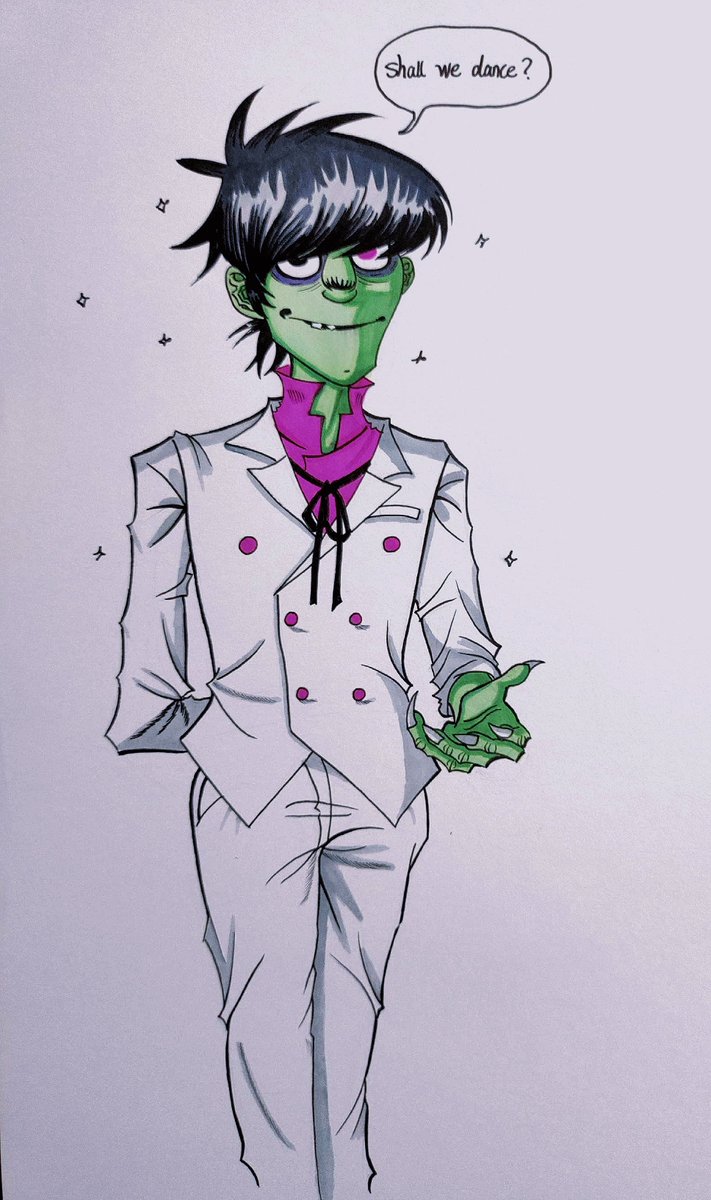 mlxg94's tweet photo. #gorillaz #gorillazfanart #gorillazmurdoc #murdoc #murdocniccals #fanart #sketch #Sketching #sketches #markpen
date with murdoc💚💚💚 https://t.co/qdrJ8tlfj6