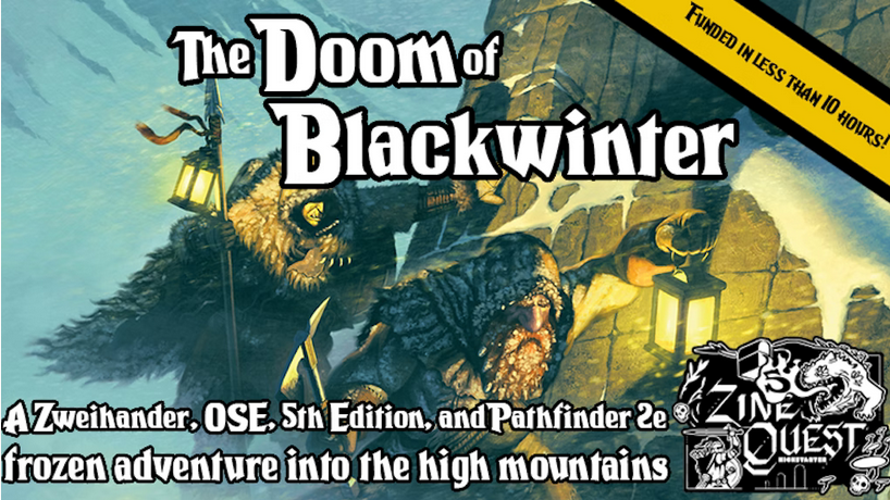 igarol's tweet photo. Ya podemos confirmar que traduciremos "The Doom of Blackwinter" así que podremos seguir ampliando el catálogo de material disponible para #ZweihanderRPG https://t.co/jySxiFQCwf https://t.co/Pmi5ApEn1P