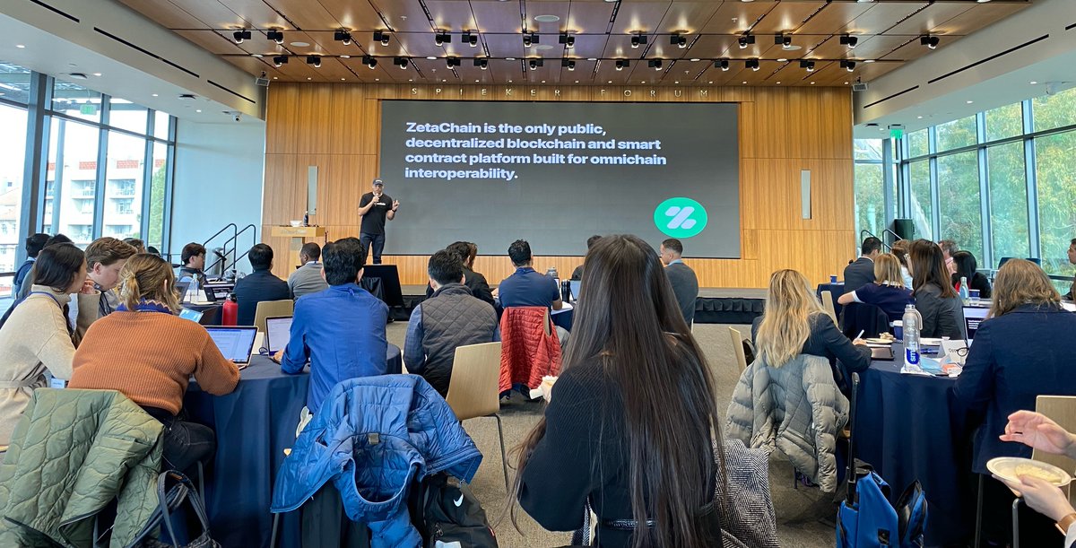 ZetaChain's tweet photo. 👋 View from @BerkeleyHaas with @TadTobar
 to chat #multichain #blockchain #interoperability #crypto #web3 #dApps https://t.co/g1gp5OwYPT