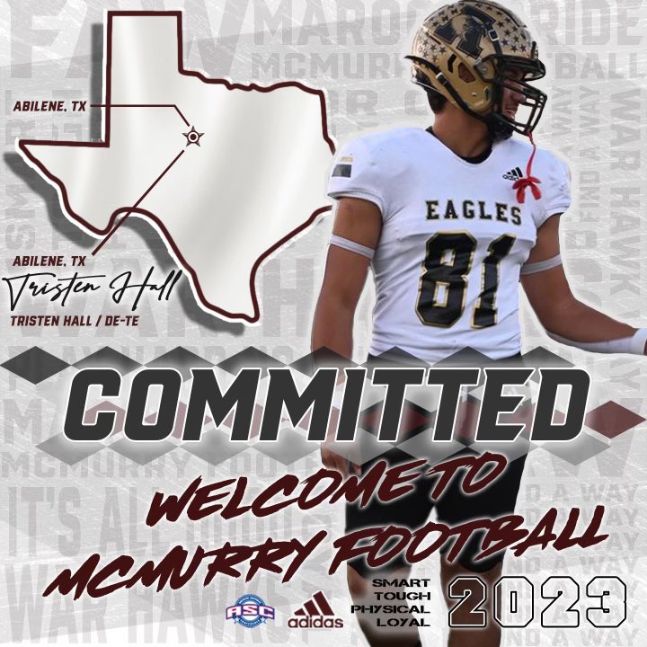 #AGTG First and foremost I’d like to thank God, my family, friends, and all of my coaches for being there with me every step of the way in this decision process. With that being said I’m beyond blessed to say that I’ll be committing to <a href="/McMURRYFOOTBALL/">McMURRY FOOTBALL</a> @CoachBapMcM  <a href="/CoachNealMCM/">JORDAN NEAL</a>