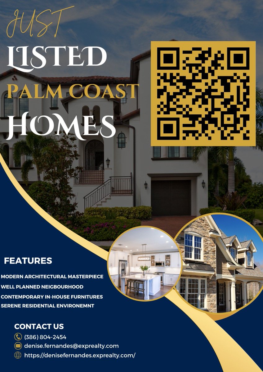Just listed Palm Coast Homes made easily accessible.
Scan the QR Code to access your desired Palm Coast Properties

 #palmcoast #palmcoastfl #palmcoastflorida #palmcoastrealestate #justlistedhomes #justlistedhomes