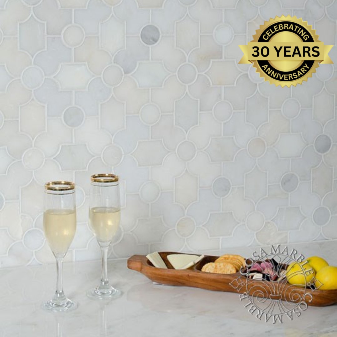 medtile's tweet image. Beautifully subtle interconnecting shapes and tones weave a wonderfully subdued pattern in Cosa Marble’s Zelij Asian Statuary.

Perfect for #kitchen walls, #backsplashes, #bathroom walls and more! 

Where would you use these #tiles? Let us know! bit.ly/3RwNo2O