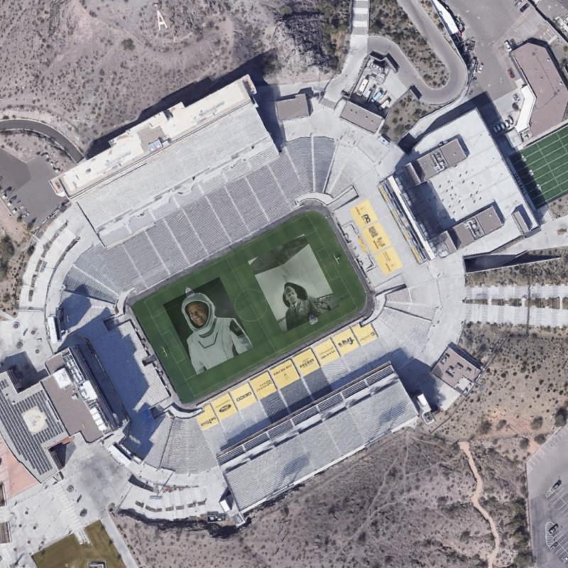 Join @asu365CU @spacefabworld and @Space2inspire as they reveal a massive #BlackHistoryMonth-inspired art mosaic on the field of Sun Devil Stadium that will be shot from space by a satellite! 

#AimHigher #Space2Inspire

RSVP: ow.ly/G0Kc50MPOHL