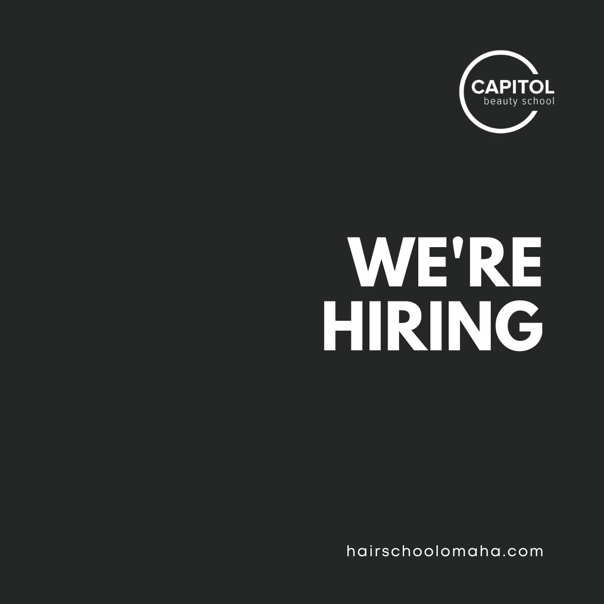 CapitolSchools's tweet photo. Ready to join our team? We are looking for passionate beauty industry professionals to lead and educate our students.

https://t.co/1uwBYm5LYQ https://t.co/1N9hEpYPG3