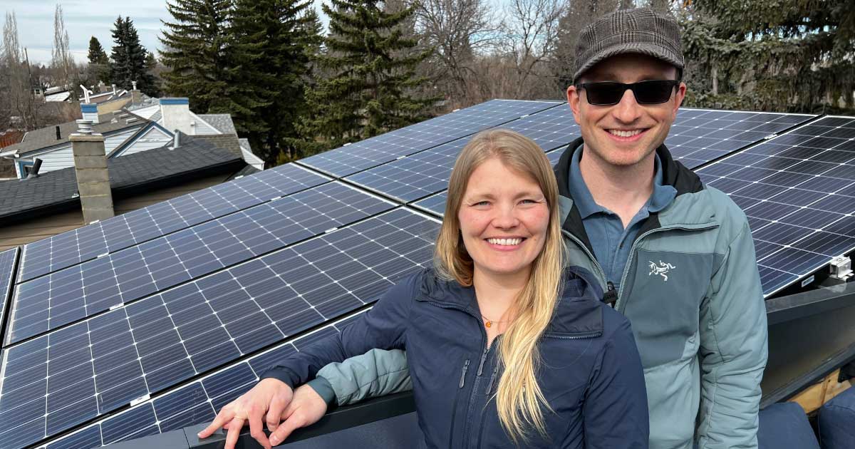 YEGclimate's tweet photo. Making your home energy efficient is not only good for the environment, it is also good for the economy and your well-being.
Learn more about the benefits these Edmontonians experienced in our latest video:
https://t.co/cz5rajzHFl
#ChangingForClimate #climatechange https://t.co/oOiJzBRT9b