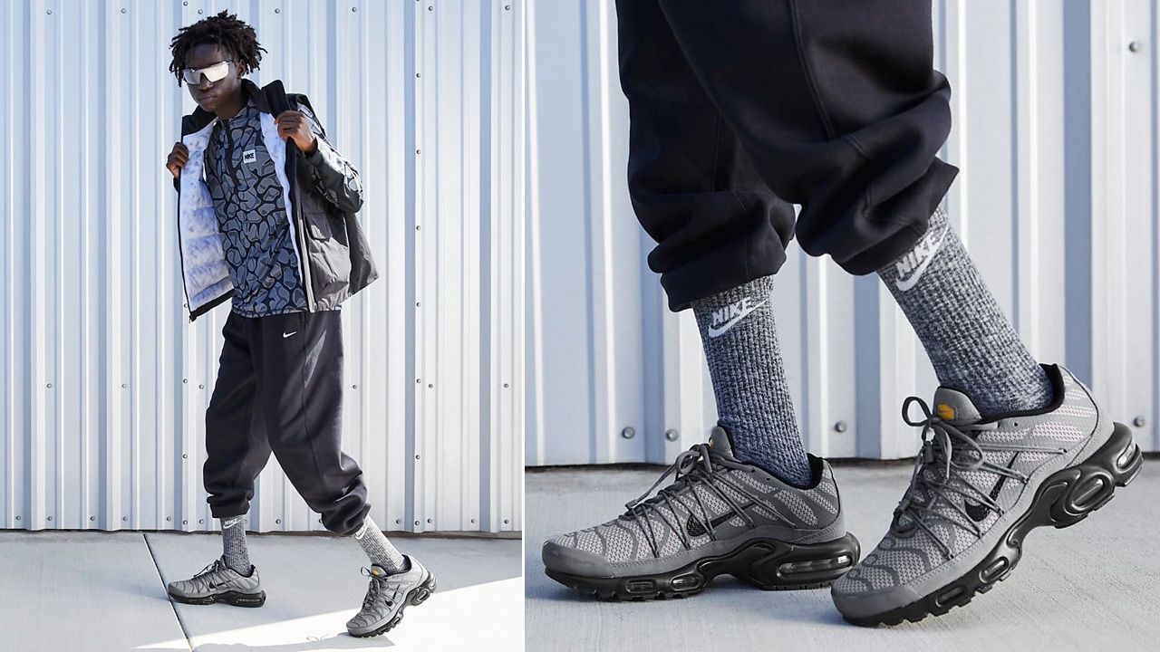SneakerFits on X: Nike Air Max Plus Utility “Cool Grey” and
