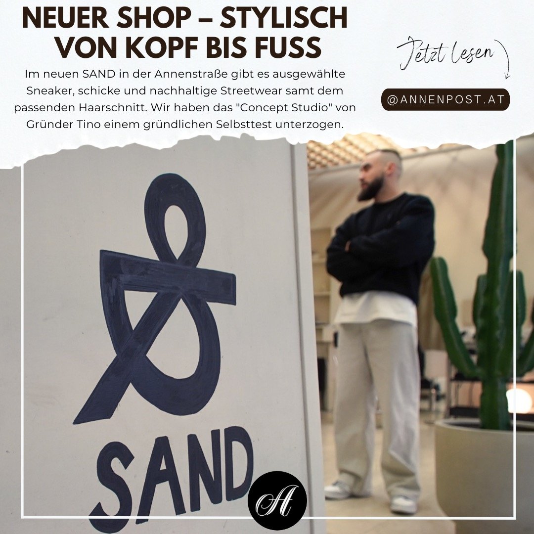 Anfang Dezember sperrte in der Annenstraße das neue SAND Concept Studio auf. Die #Annenpost hat sich mit Gründer Tino über sein besonderes Konzept aus Streetwear und Barbershop unterhalten und ist dabei auch gleich selbst unter die Schere gekommen ✂️
#annenviertel #jpr22