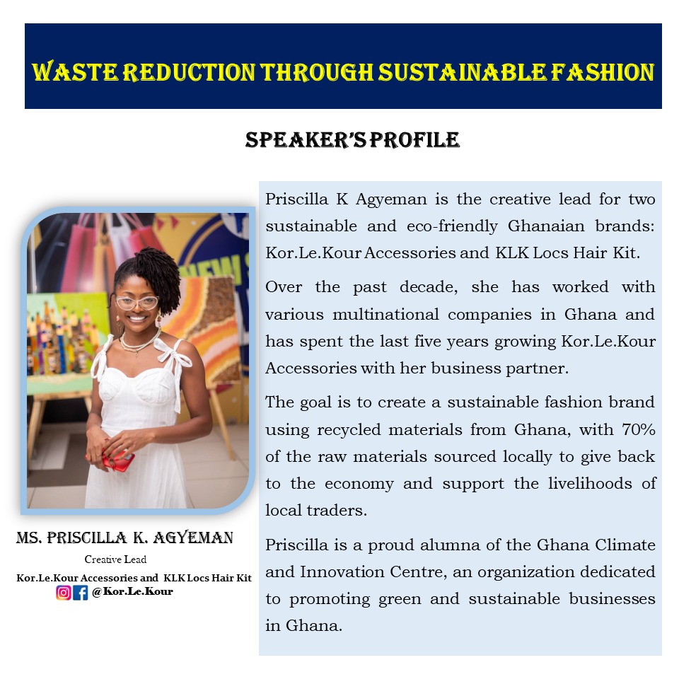 Join us this Wednesday, 15th February 2023 to learn how you can make a difference through sustainable fashion 🌍 

#WasteReduction 
#SustainableFashion #MAFSSeminar 
#DMAFSseminar 
@mafissa_ug