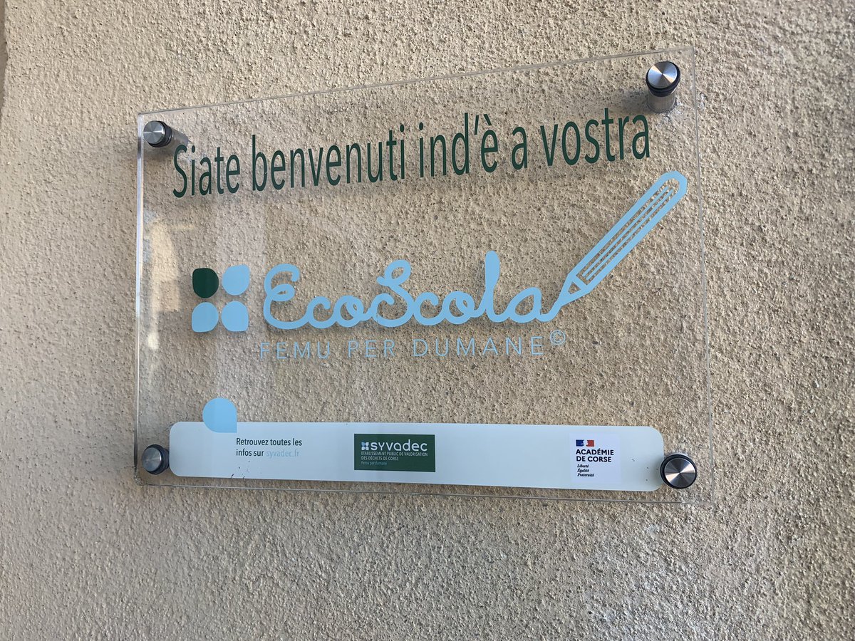 vselvini's tweet photo. Après l’obtention du label Ecoscola @Le_SYVADEC l’école de Vivariu est intégrée à la convention de partenariat Rectorat de Corse @parcudicorsica pour sensibiliser les plus jeunes à la protection de l’environnement et de notre écosystème @PhiAgresti https://t.co/bdev3EBd1l