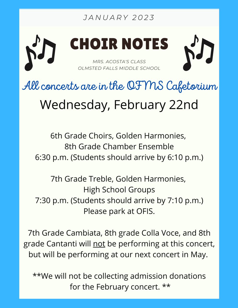 Mrs. Acosta OFMSchoir tweet media