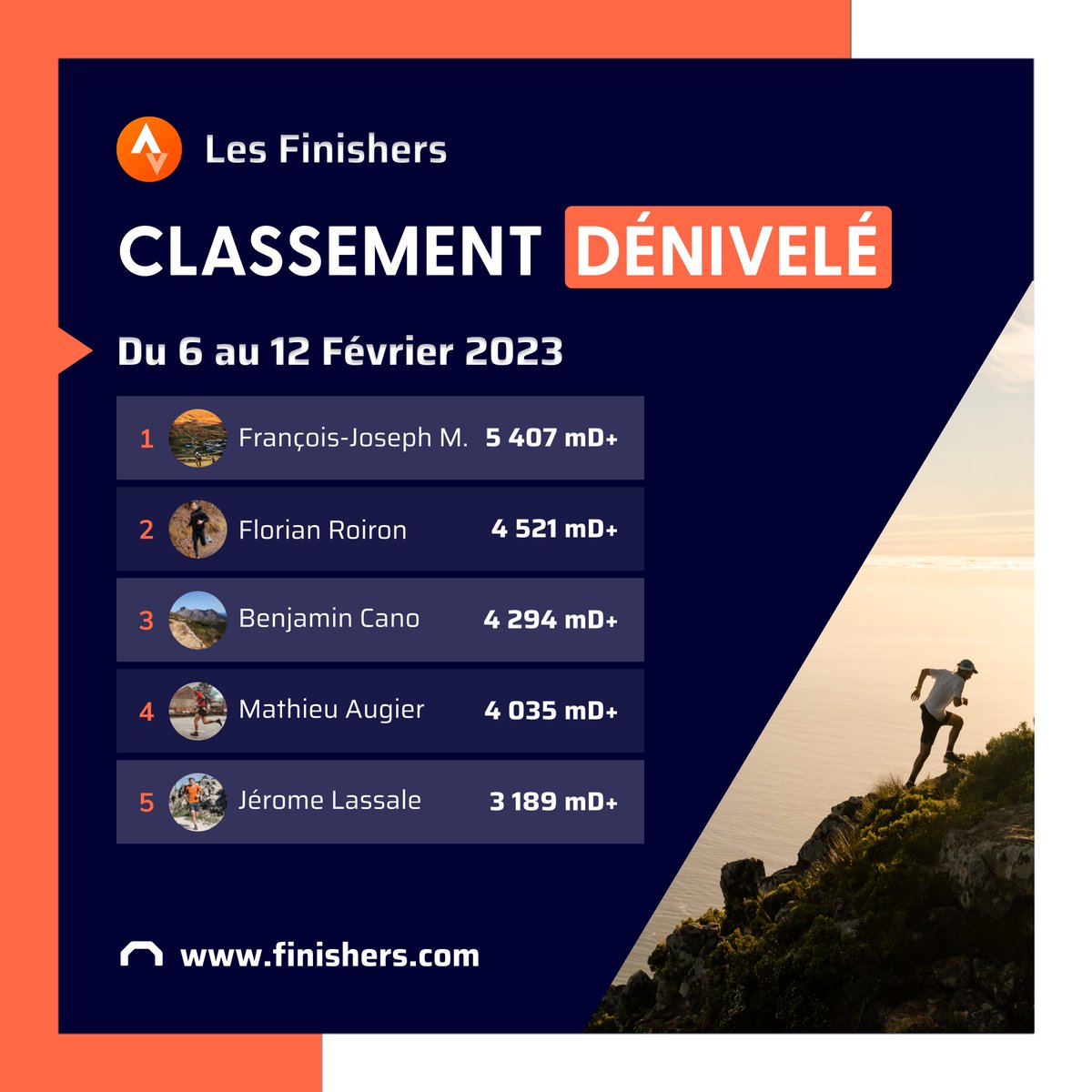 Finishers tweet media