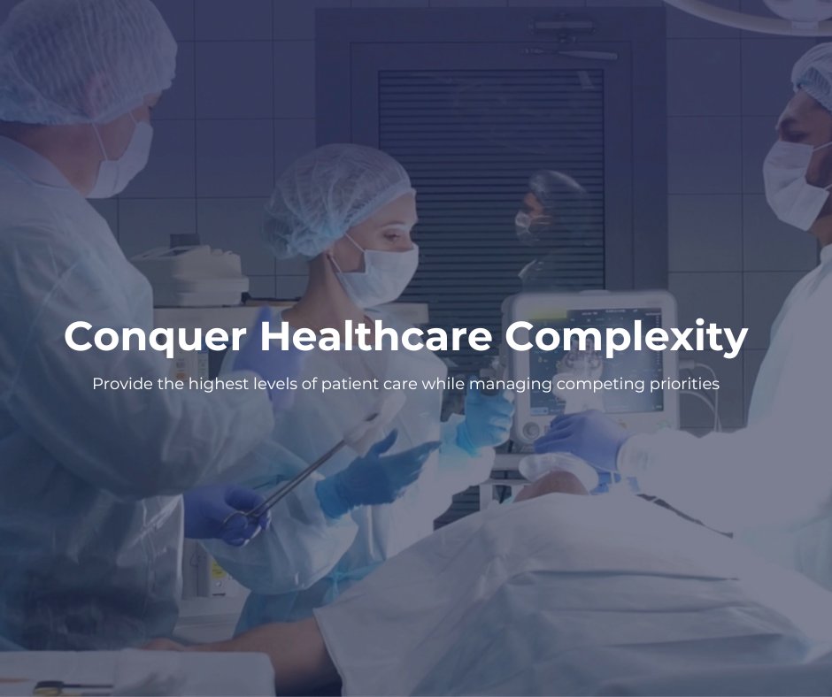 Conquering healthcare complexity is just one of the goals OMNIMED SmartOR can help with. 
Learn more at bit.ly/3XR4Y3u #medicaltechnology #omnimedsmartor  #healthcare