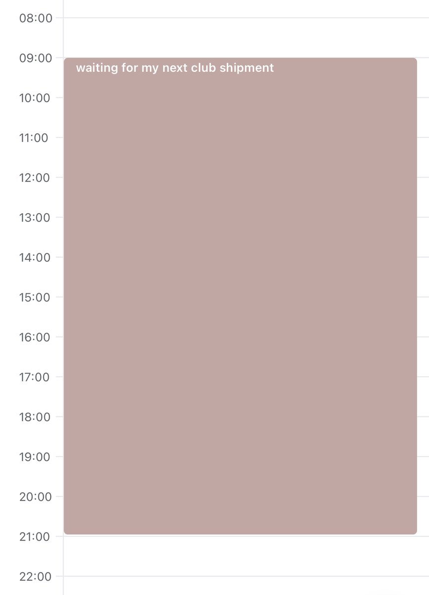 No can do today, we're really busy.