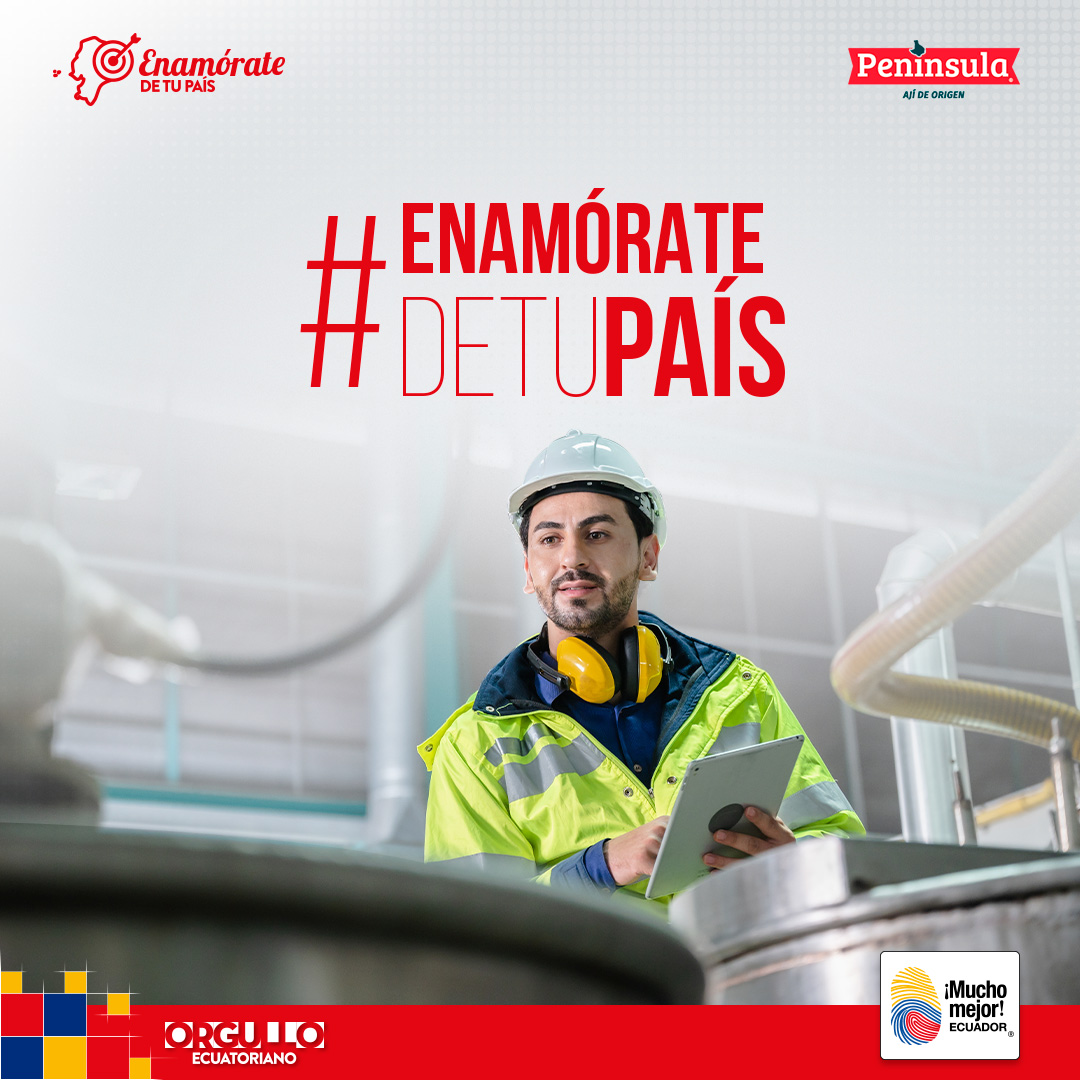 "Un Ecuador de calidad se construye con empresas comprometidas a impulsar el #OrgulloEcuatoriano
Enamórate de todo lo bien hecho por manos trabajadoras. 💛💙❤️
 
<a href="/Ecuador_calidad/">Mucho Mejor Ecuador</a>  🇪🇨
#EnamórateDeTuPaís #AlimentosDeCalidad #IndustriaEcuatoriana #EmpresasEcuatorianas "