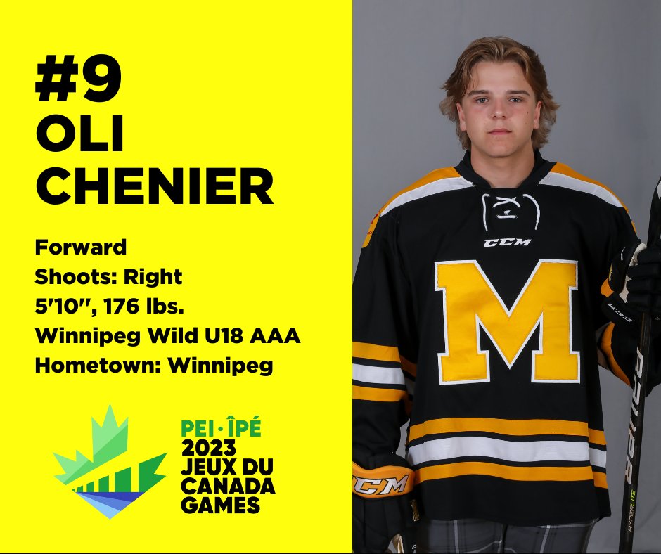 hockeymanitoba's tweet photo. We are just six days away from Male U16 Team Manitoba's first game at the @2023CanadaGames!

Over the next five days, we will be featuring four U16 Team Manitoba players  per day.

Get to know Ethan Bibeau, Oli Chenier, Jack Clark, and Ayden Collins.

#TeamToba #HerdofUs #CWG2023 https://t.co/BeqMXoqYlG