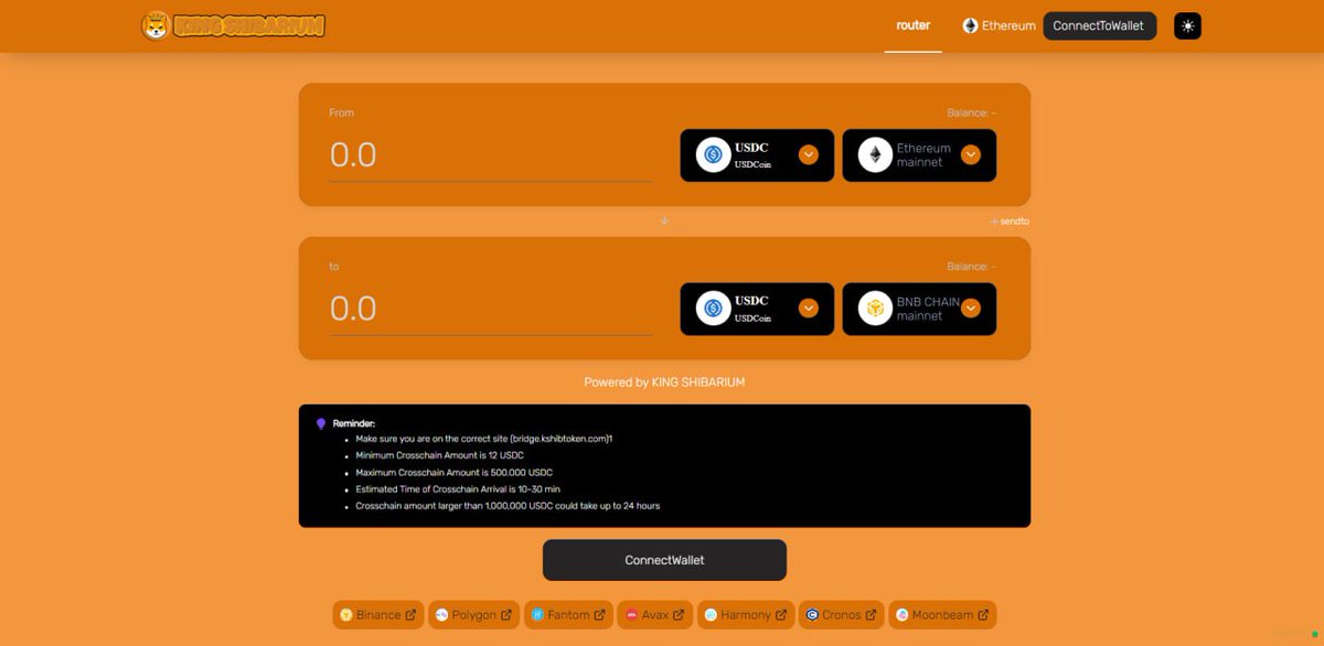 GuaKamoleCrypto's tweet photo. @Cryptic_Maestro This launched yesterday with 8eth LP $kshib #kingshibarium
@kshibarium #kshib
Main hub for #shibarium
Multi-Chain Bridge launching Today! #shibainu #eth https://t.co/3g61pNbOMw