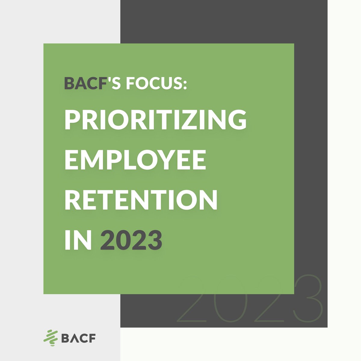 #employeeretention is vital to a successful team. In 2023, we're focusing on creating a positive work environment and professional growth opportunities for our team; investing in our team = investing in our future. Let's make 2023 the best year yet for our #workfamily. #BACFInc
