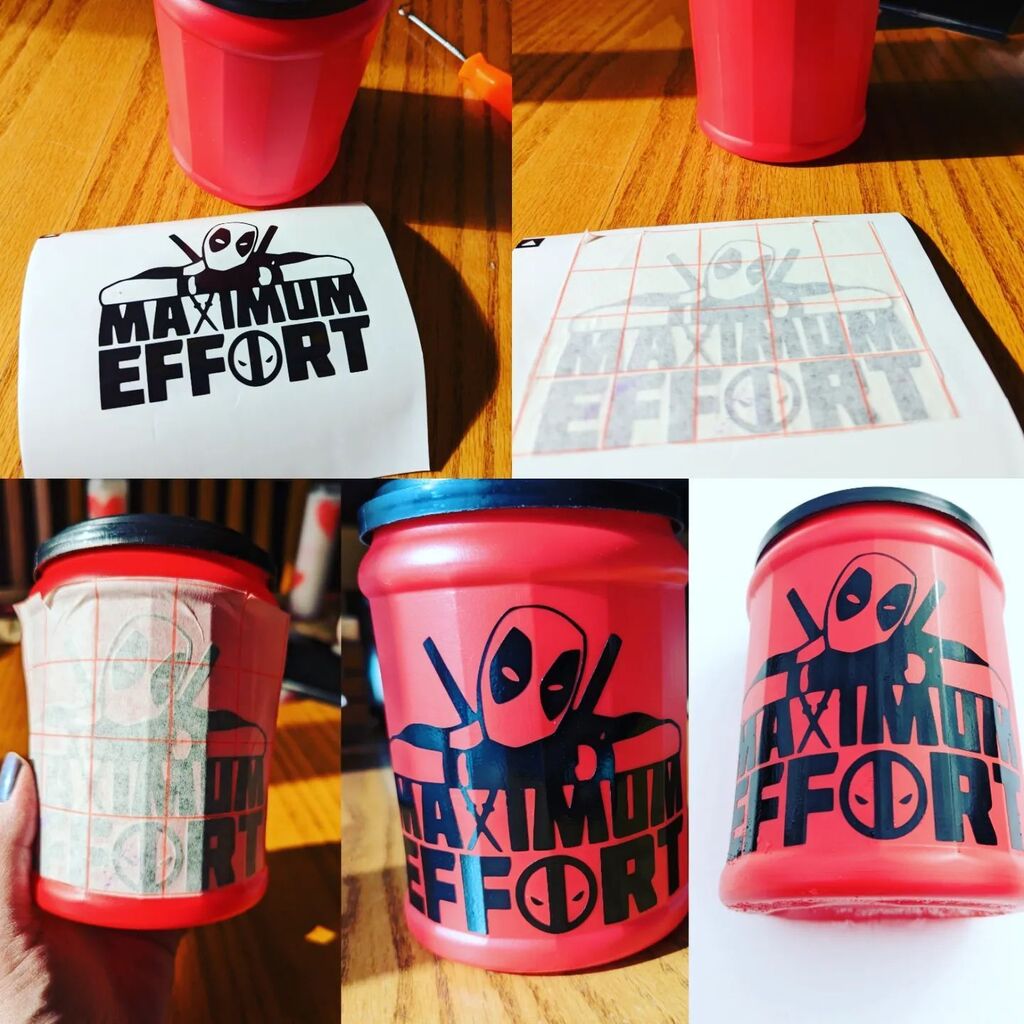 sarahjcraftblog's tweet image. On my continued quest to turn every empty Folgers canister into a Deadpool canister. #silohuettecameo #nerdcraft #deadpool #sarahjanescraftblog instagr.am/p/ConHdlru37P/