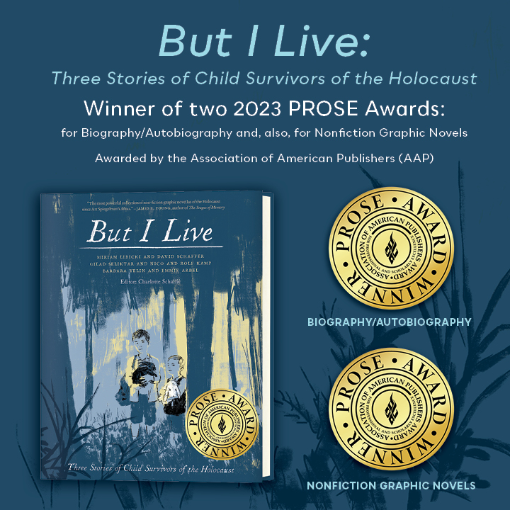 utpress's tweet photo. We are thrilled to share that But I Live is the #CategoryWinner of two 2023 #PROSE awards: for Biography/Autobiography & Nonfiction Graphic Novels. Congratulations! @AmericanPublish #PROSEAward @CSchallie @GSeliktar @realgonegirl @barbyelin Read a preview: https://t.co/QrJbFAH70N https://t.co/4ZOO7H6tVE
