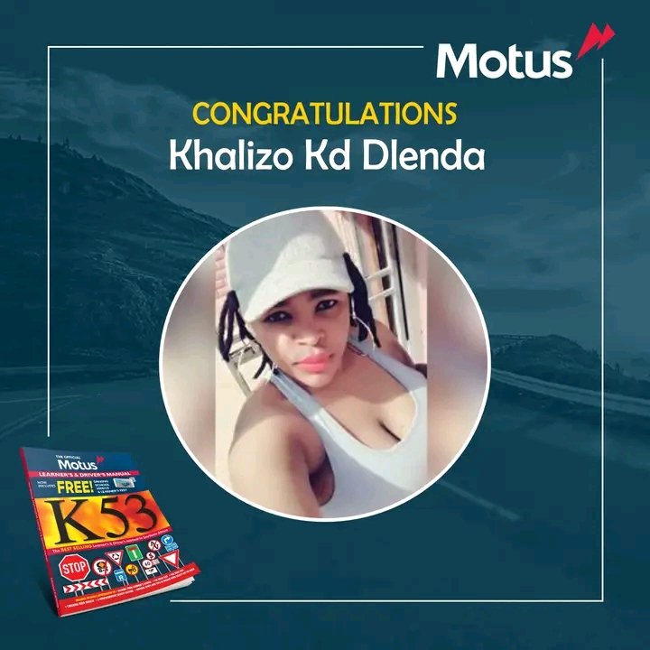 SafewaysK53's tweet photo. Khalizo Kd Dlenda, our latest Quiz WINNER of R200 airtime! ๐ฅณ
Watch our Facebook & Instagram pages for the next Quiz question and you could be our next winner!
Visit https://t.co/oqQzFTCwz8
Get your licence with Safeways K53.
#safeways #K53 #competition https://t.co/a2OcDGUVUx