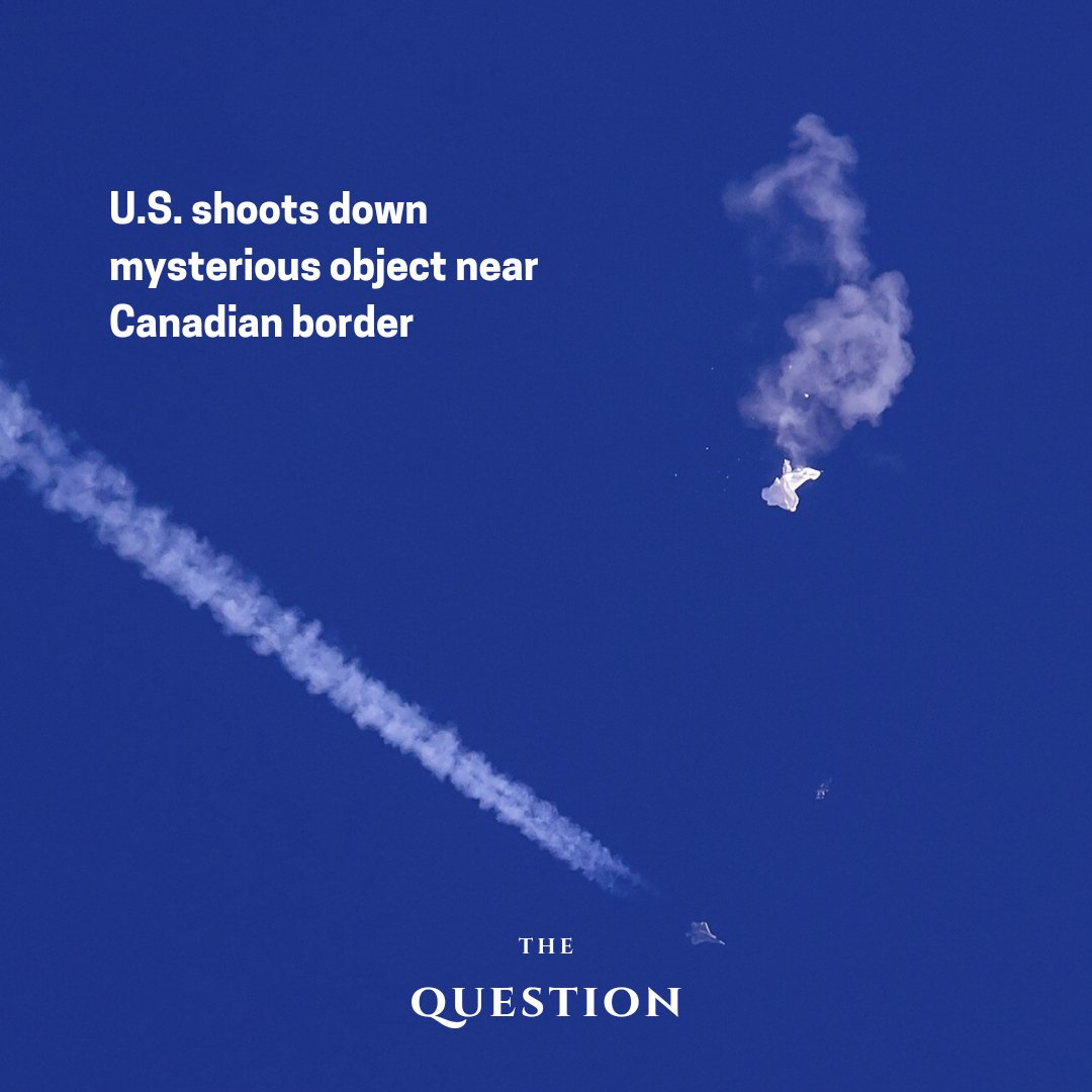 A U.S. fighter jet shot down an “unidentified object” over Lake Huron on Sunday on orders from President Joe Biden. #UFO #USA #UsAirForce #Pentagon #Biden