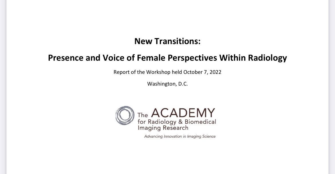 New program piloted by <a href="/AcadRad/">@Acadrad</a> to create unique space for women scientists to provide peer-to-peer mentoring and participation by senior women leaders

#vegasrules allows everyone to freely share their experiences

More here. acadrad.org/wp-content/upl…