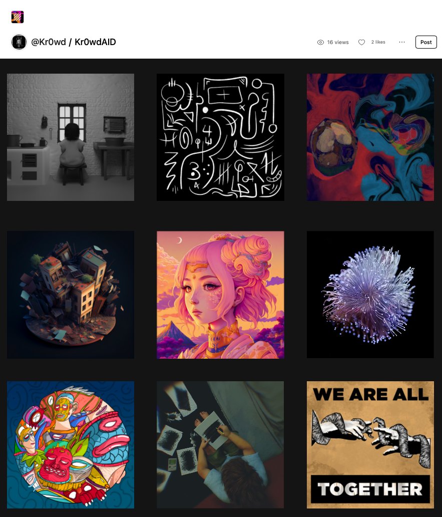 We’re entering the final hours and reached about 600 mints.

Here’s a <a href="/0xDecaArt/">Deca 🟥 🟩 ⬛ 🟪</a> gallery with an overview of all the contributed works. Please take a look and keep sharing so we can still raise awareness about this crisis and help those who need it.

deca.art/Kr0wd/kr0wdaid