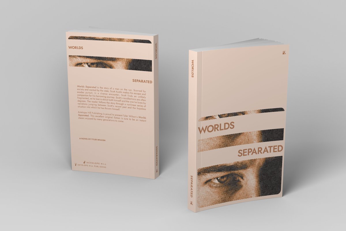 AntelopeHill's tweet photo. We are proud to announce the release of our third fiction book, "Worlds Separated" by Tyler Wilson. 

Buy it here: https://t.co/Kt4Is3Pgyy

--

"Worlds Separated" is the story of a man on the run. Scorned by society and wanted by the state, Scott Austin makes his escape and... https://t.co/8qV2T0QxwJ
