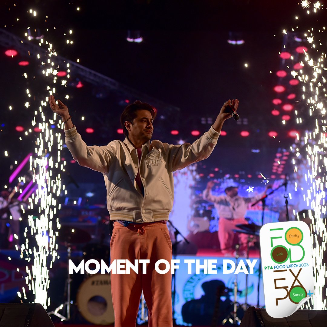 As the fireworks lit up the evening sky, so did legendary singer Ali Zafar’s vocals. A beautiful moment captured on the last day of the #PFAFExpo2023
#PFA #PuritywithSurety