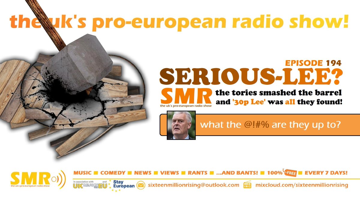 This week on SMR we're mystified! If 30p Lee's the answer, what the hell was the question? And that's not the week's only headscratcher!

It's FREE! 👉 bit.ly/3jTWhad 🎧 Like it? Help us! 🙋‍♂️ Donate / Subscribe with benefits, right here! 👉 bit.ly/3s3cNUq 🇪🇺